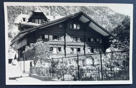 Berner Chalet Holzschnitzerei, wo? BE-Oberland ca. 1950