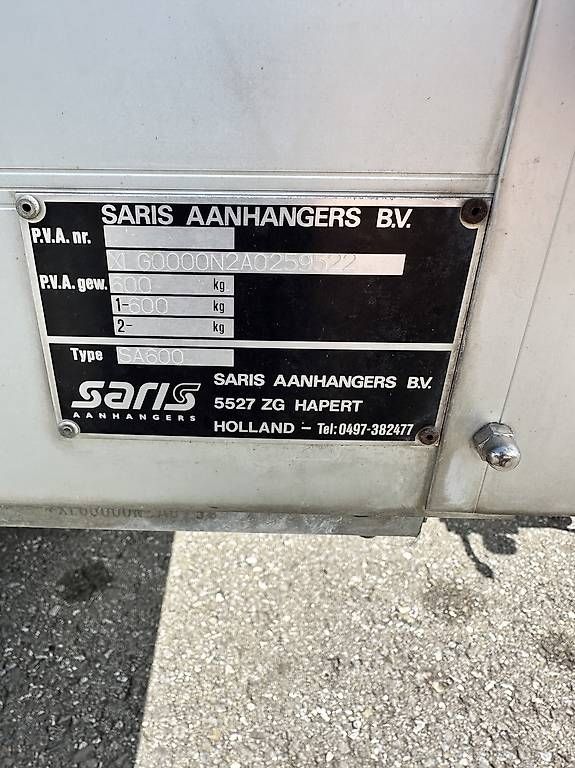 Saris Rimorchi: Remorque Saris – Usato da Aigle venduto da Alex979 4