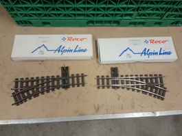 2 x Weiche Li und Re Spur Om 1:45 Roco, Utz, Fama, usw