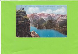 Blick vom Gipfel des Frohnalpstockes-belebt