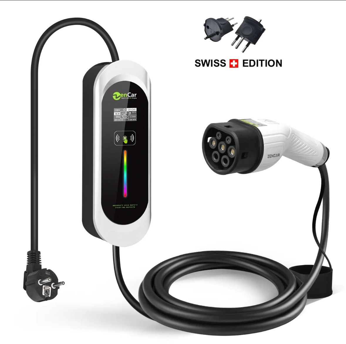 Caricabatterie: ZenCar EVSE Typ 2 Ladekabel 3,7 kW 16A – Nuovo e nell'imballaggio originale da Aathal-Seegräben venduto da ECOPLUG