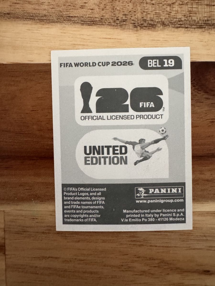 Panini Carte collezionabili: Panini - WM 2026 - BEL 19 - Sticker – Nuovo (secondo la descrizione) da Wetzikon ZH venduto da thayreen 1