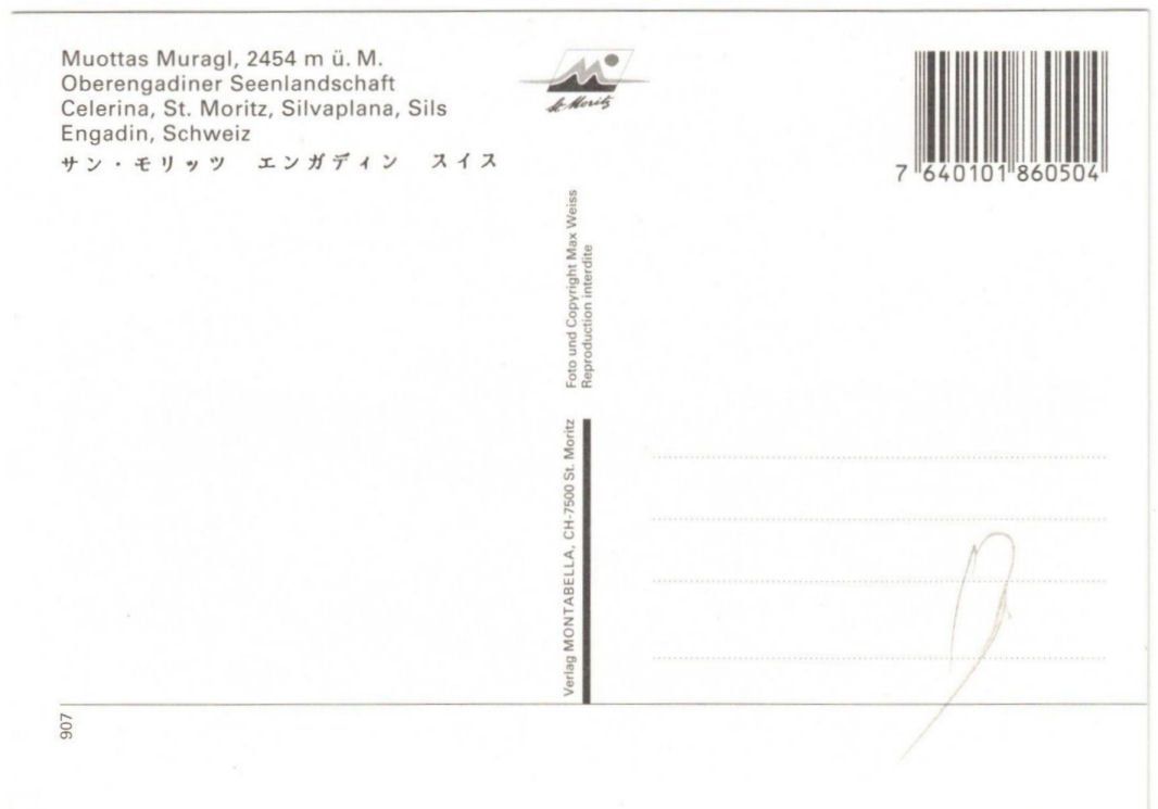 Cartes postales: St. Moritz - Standseilbahn Muottas Muragl – D'occasion à Binningen par Mountainrider 1