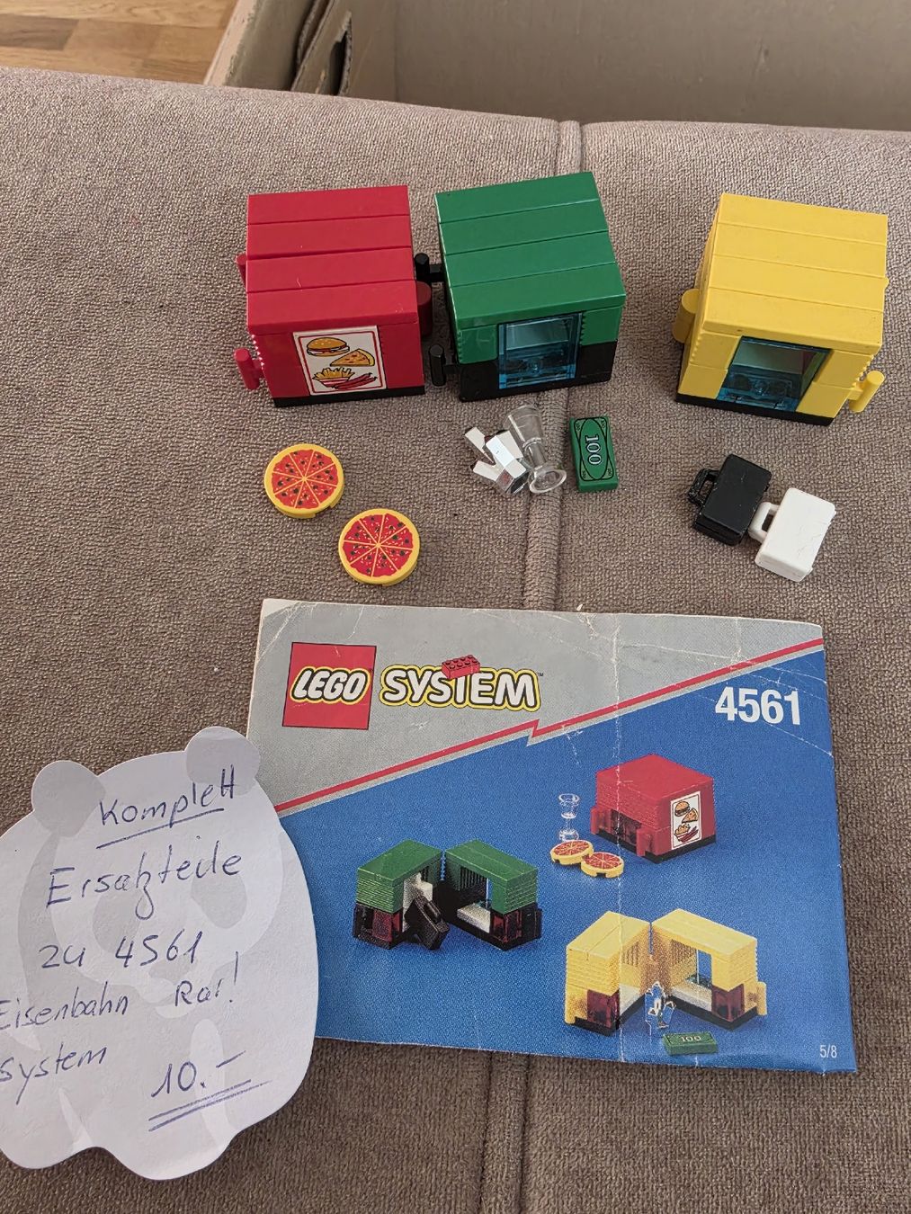 Lego Kit di costruzioni: LEGO System 4561 Eisenbahn-Rail System, komplett! – Usato da Langenthal venduto da SchwarzeRose5