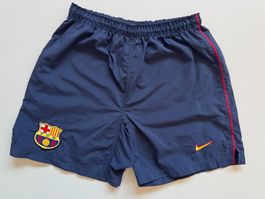 Vintage 1990 Nike Fc Barcelona soccer shorts Sz S