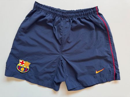 Vintage 1990 Nike Fc Barcelona soccer shorts Sz S