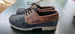 Hochwertige Leder Bootsschuhe Damen Hand Made in Italy