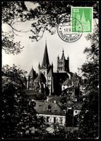 Maximumkarte MK 359 Kathedrale Lausanne 1960 Ersttag