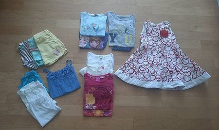Mädchen Sommerkleider Set gr. 98-104