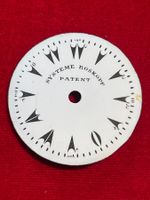 Système Roskopf, Zifferblatt emailliert, 42.3 mm