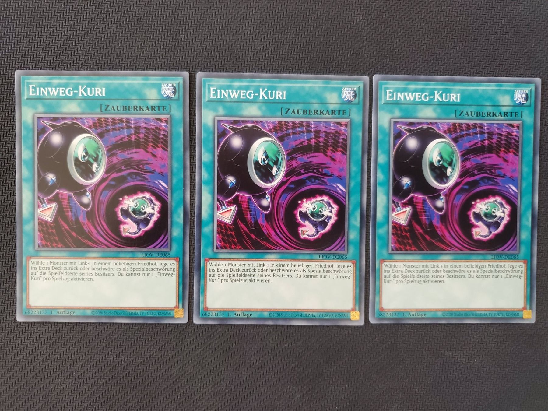 Yugioh Carte collezionabili: Yugioh Einweg-Kuri x 3 – Nuovo (secondo la descrizione) da Opfikon venduto da Steins_Siedlung