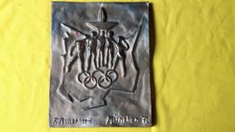 Bronze Tafel Olympiade 1972 München