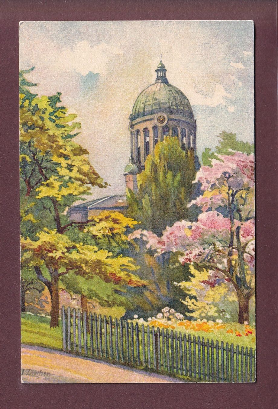 Cartoline postali: ZÜRICH - Maienpracht – Usato da Pully venduto da nicecards
