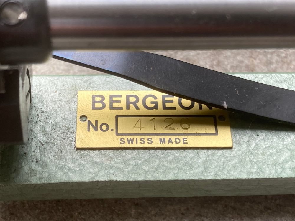 Bergeon 4126 Federwinder Uhrmacher Kaufen auf Ricardo