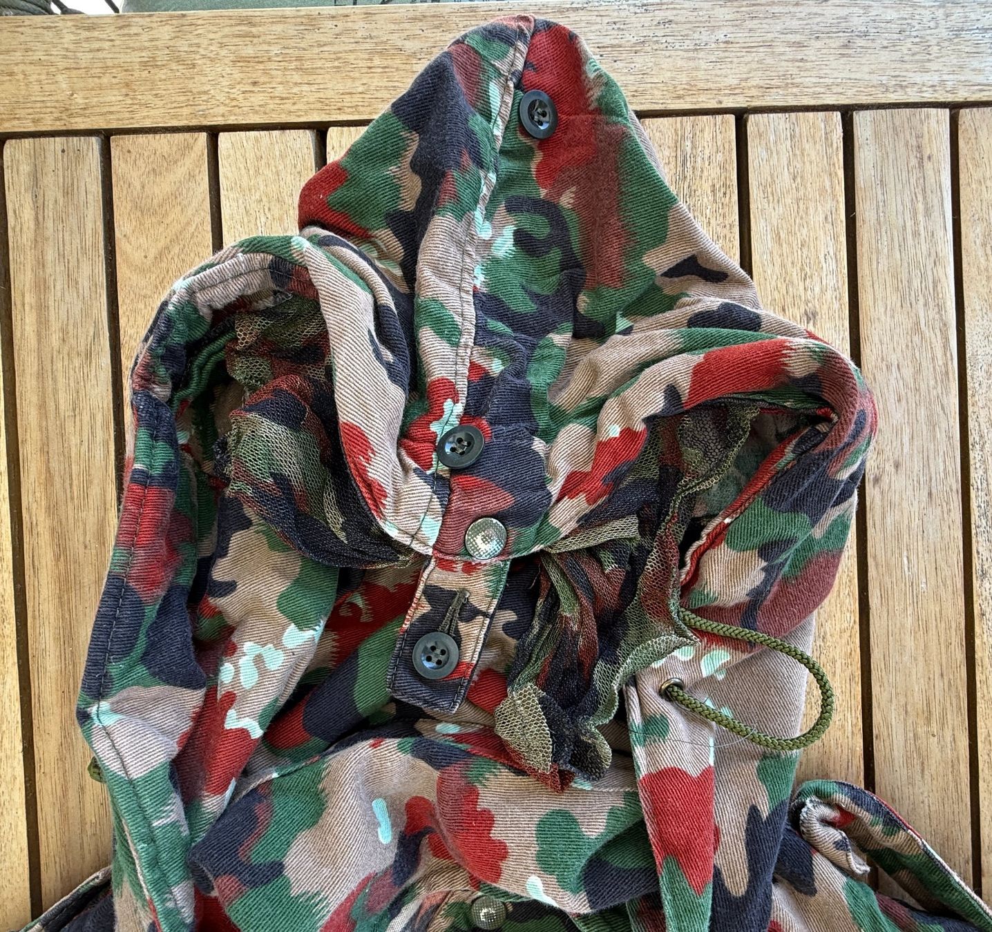 Schweizer Armee Giacche: Veste Alpenflage Swiss – Usato da Villarbeney venduto da Fudomyo 3