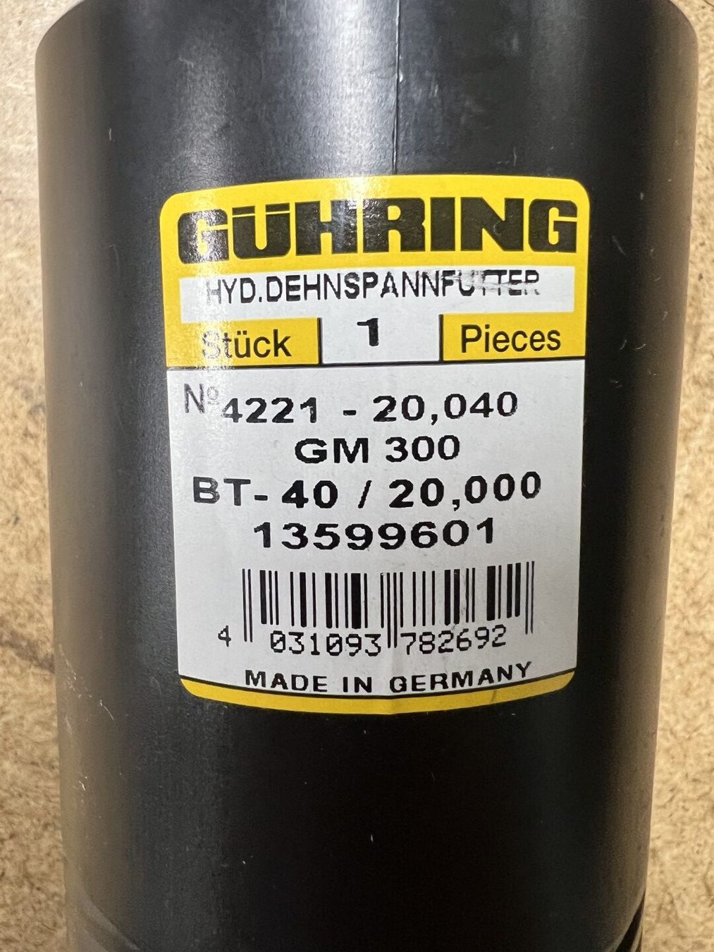 Altro per industria metallurgica: Gühring BT40 Hydro-Dehnspannfutter Set – Usato da Zuchwil venduto da dragosmd-maschinen 3