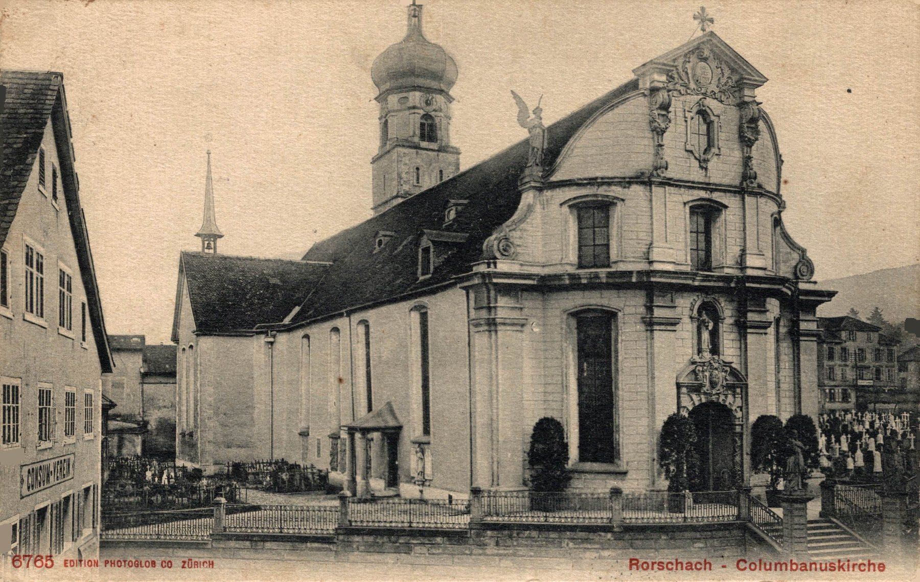 Cartoline postali: Rorschach - Columbanuskirche – Usato da Bronschhofen venduto da Astore