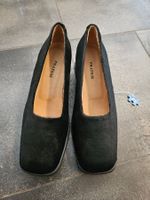 Schwarze Pratesi Echtleder Pumps, Gr. 37 schwarz