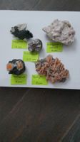 Seltene Thomsonit Stufe + 4 Mineralien, Schatzkiste 13