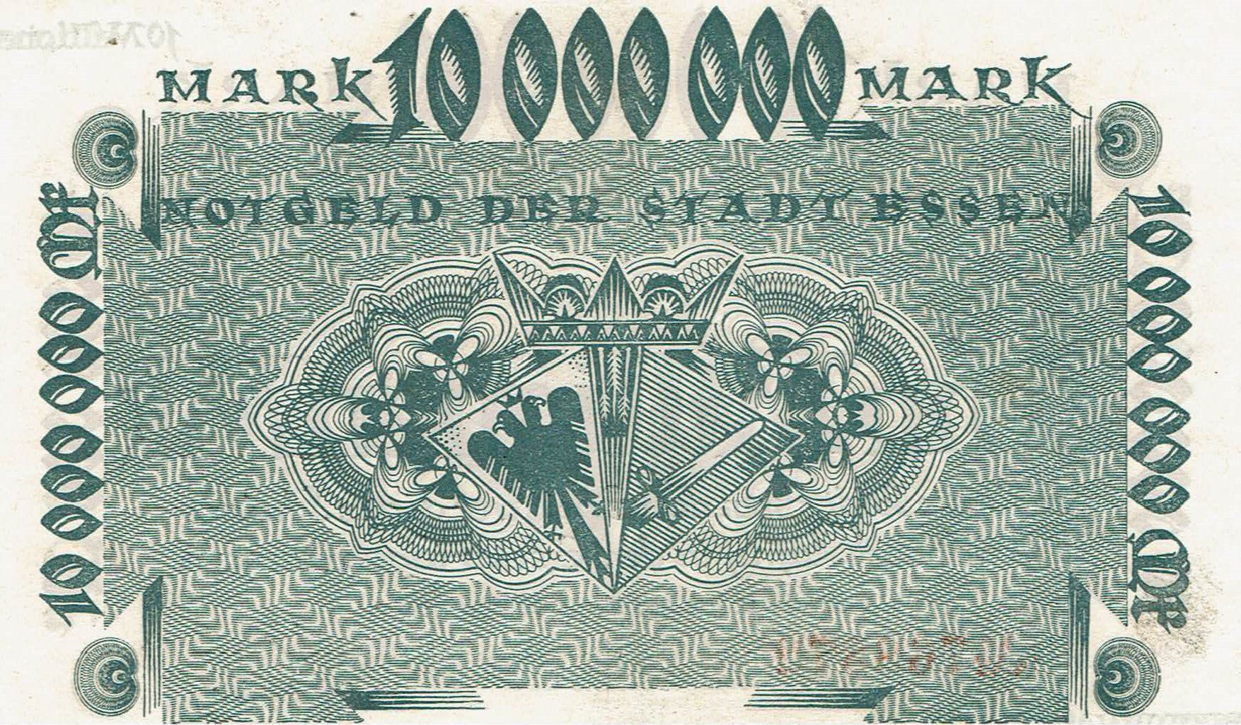 Banconote: Essen 10 Mil. Mark 15.08.1923 VZ++ – Usato da Steffisburg venduto da ber_8htf 1