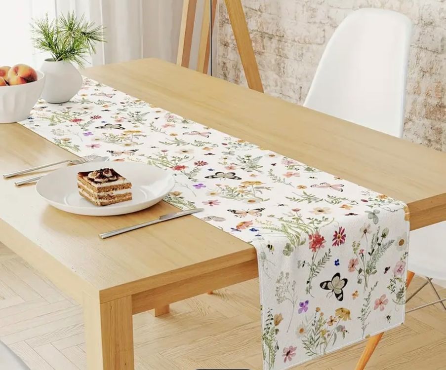 Tischlaufer Fruhling Modern