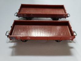 2x Märklin 4503 DB Niederbordwagen H0 #146