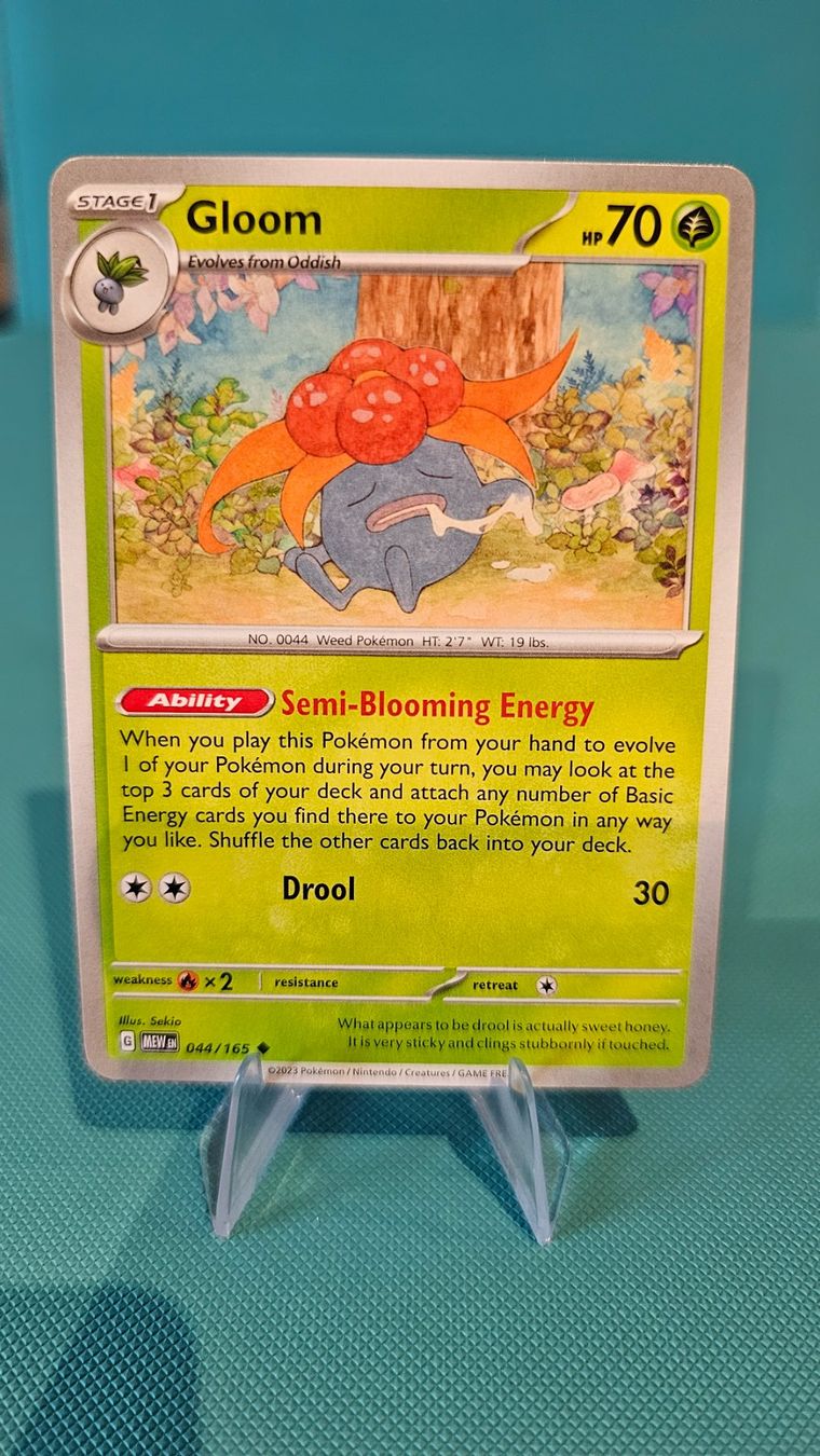 Pokémon Cartes à collectionner: Gloom MEW 044/165 EN – D'occasion à Rheineck par Pinia03