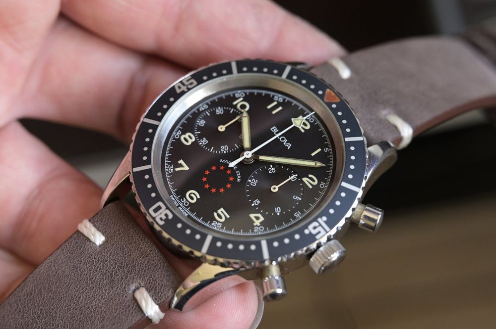 Bulova marine star vintage hotsell