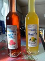 Limoncello und Himbeerlikör