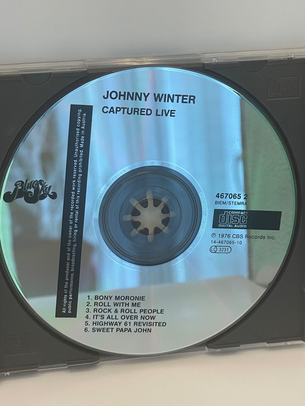 CDs: Johnny Winter - Captured Live – D'occasion à Rüti ZH par alumedien 2