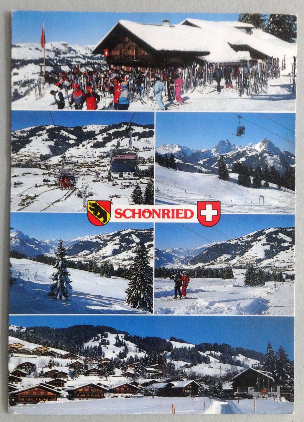 Cartoline postali: Schönried 1231 m, B.O. – Usato da Fétigny venduto da Billy2miny