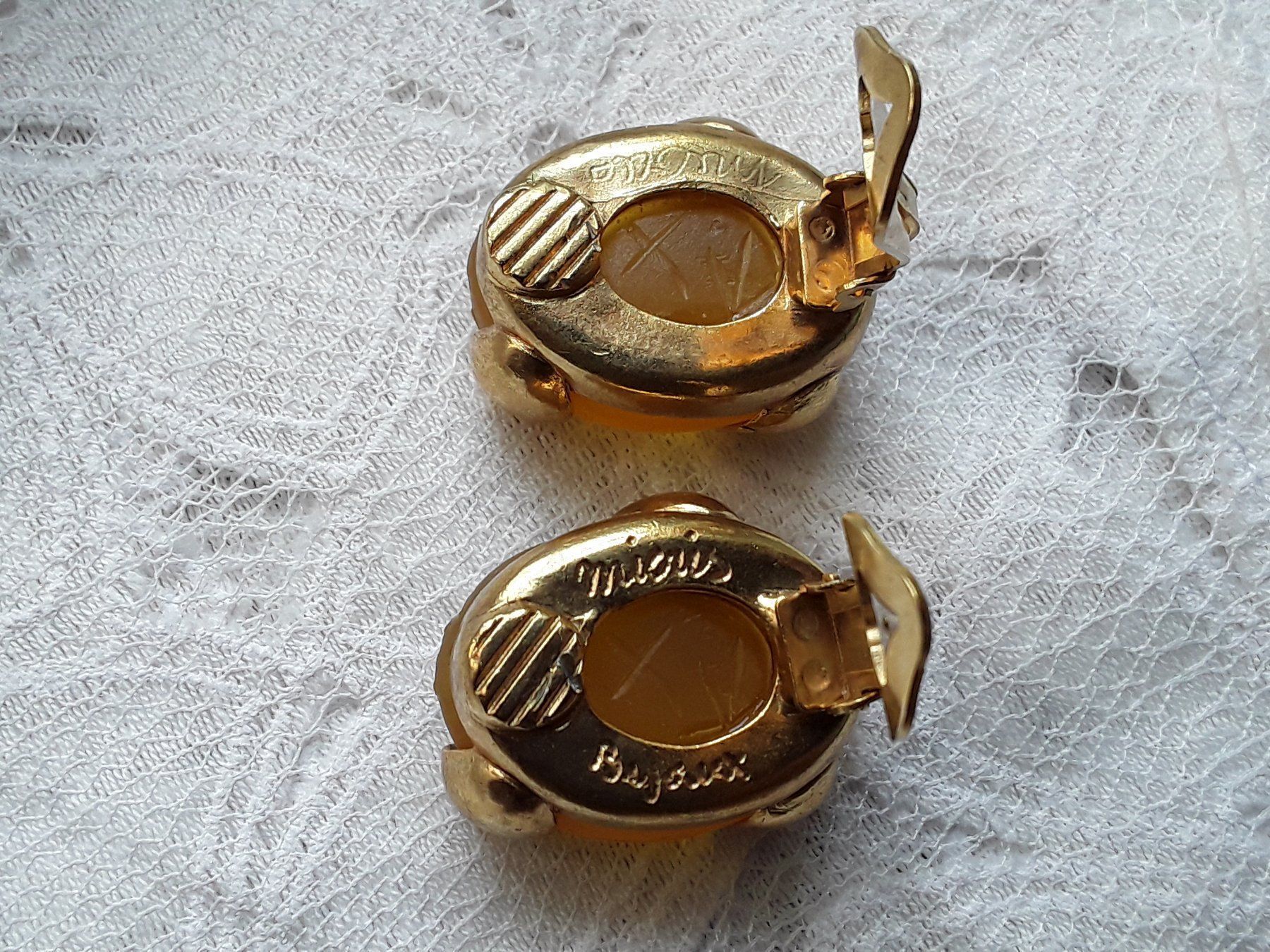 Ohrringe & -stecker: Vintage MICRIS BIJOUX PARIS Ohrclips – Gebraucht aus Zürich von helsan 8
