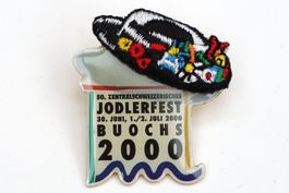 Pin Abzeichen Plakette Jodlerfest Buochs 2000, neu