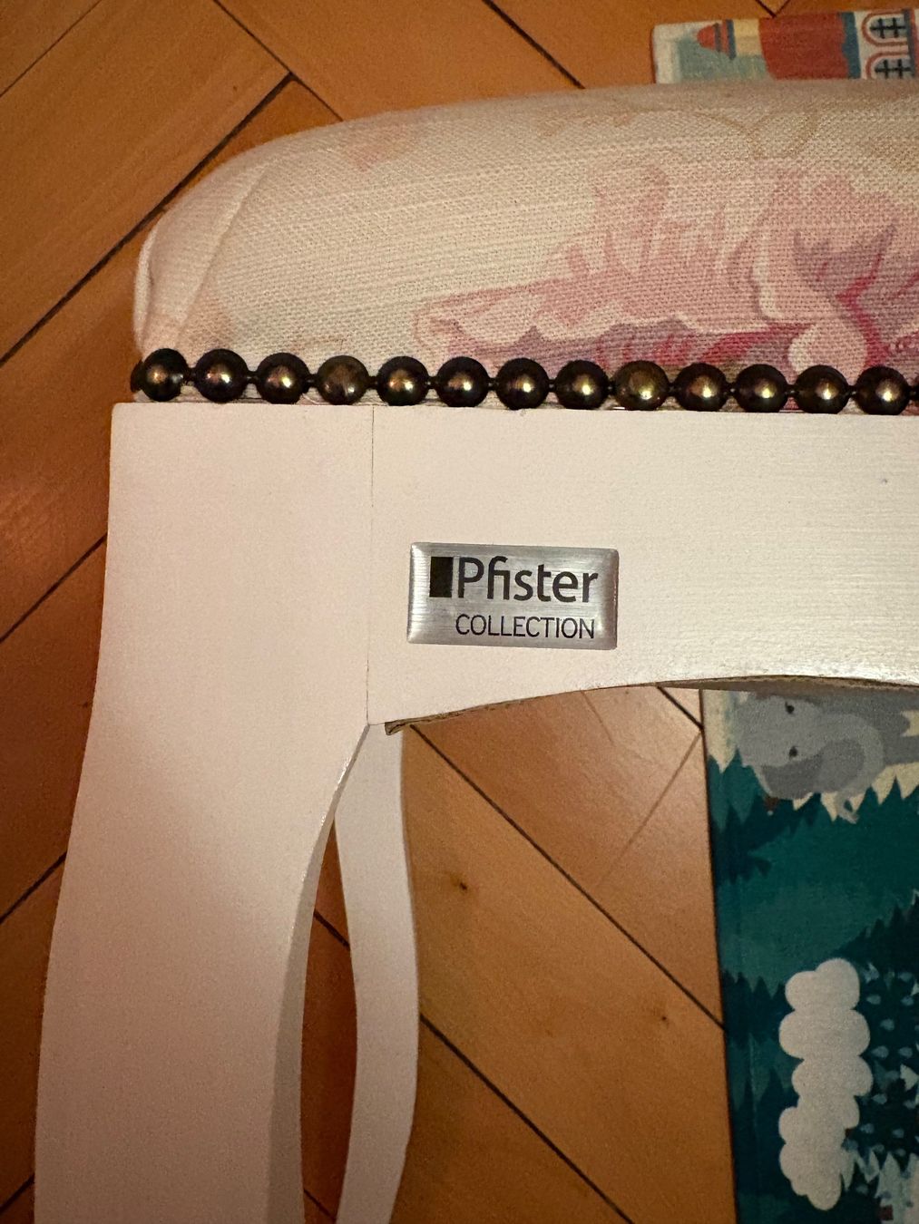 Pfister Bänke: Sitzbank mit Blumenmuster, Pfister – Gebraucht aus Zürich von Marty_Mc_Fly 4