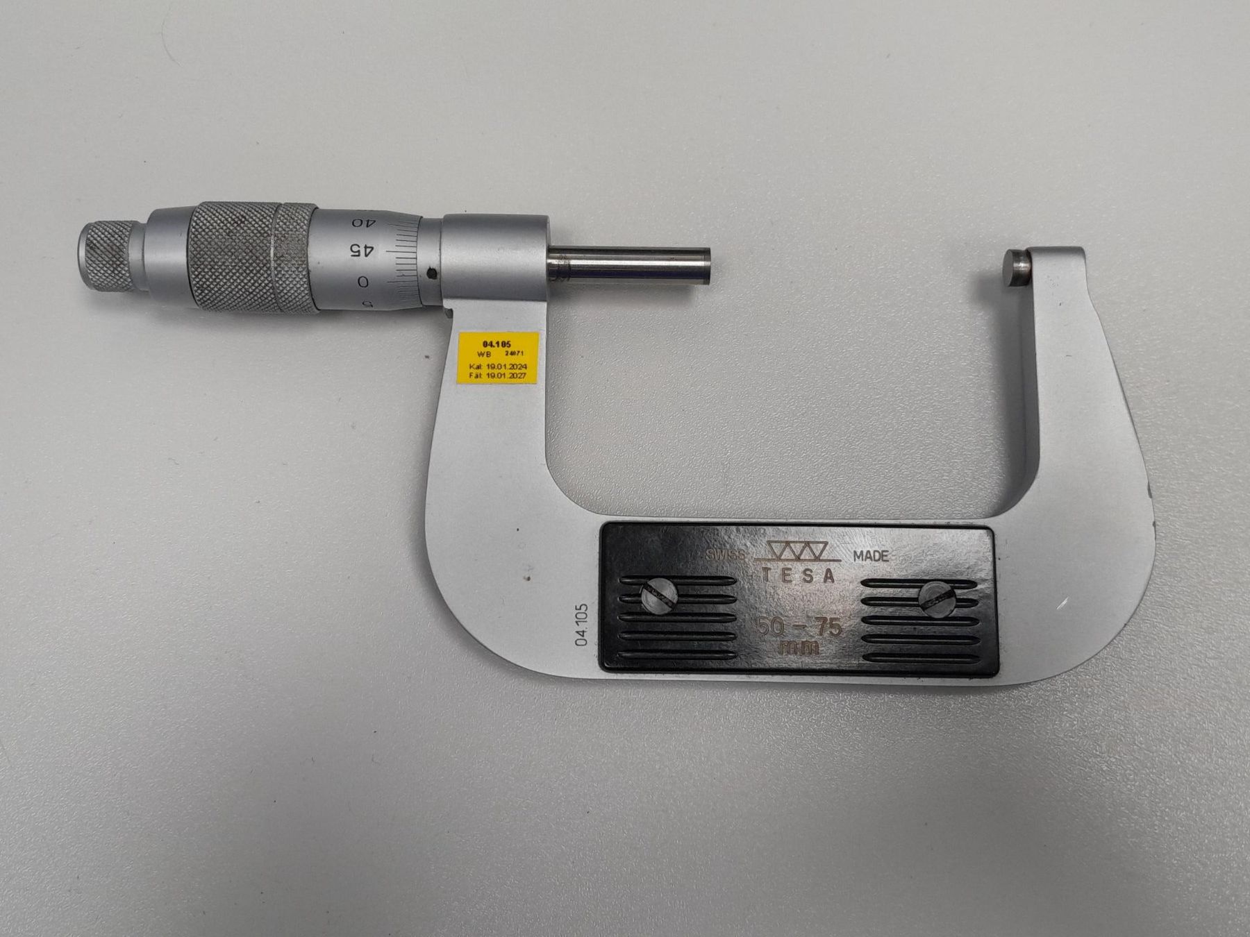 Tesa Messen: TESA Mikrometer Bügelmesschraube 50-75mm – Gebraucht aus Rümlang von BKCH 1