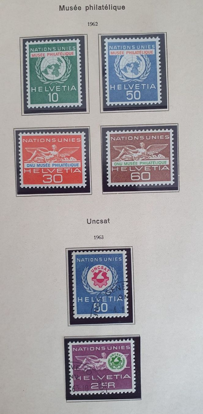 Alle Briefmarken: Teilsammlung Ämter, meist postfrisch, einzelne gestempelt – Gebraucht aus Fislisbach von Zigzag12 6