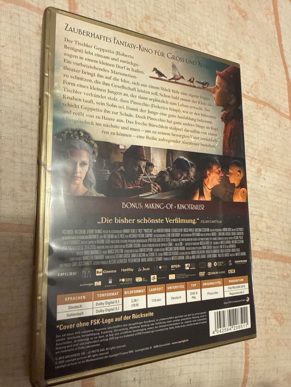 Tutti i DVDs: Pinocchio mit Roberto Benigni – Nuovo (secondo la descrizione) da Schaffhausen venduto da D-MAC 1