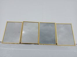 4er Set Victoria Bilderrahmen Gold für 13 x 18 cm Flachglas