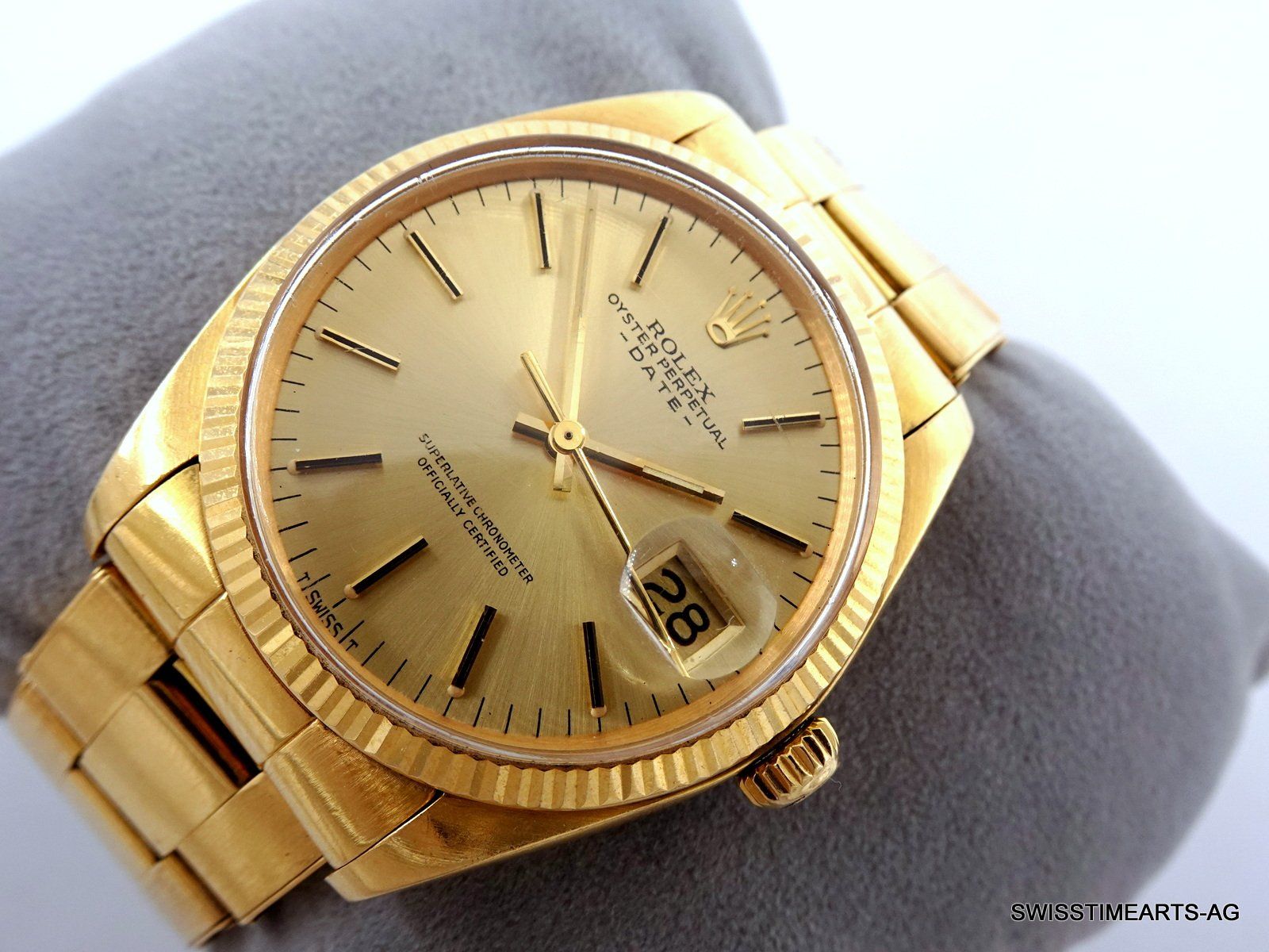 Rolex Orologi: ROLEX OP DATE CHRONOMETER VINTAGE 1978 REF. 1503 AUTO. 34MM – Usato da Zürich venduto da SWISSTIMEARTS-AG 2