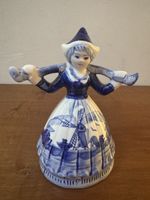 Lot 3 objets céramique Delft bleu motif moulin bon état
