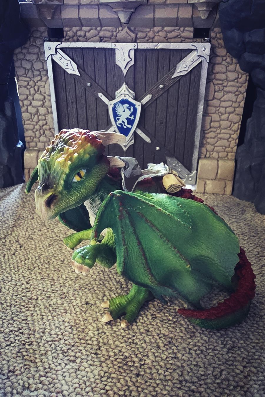 Schleich Giocattoli: Riesiges Schleich Ritterburg / Drachen Set – Usato da Beinwil (Freiamt) venduto da namidamitena 2