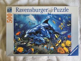 Puzzle Ravensburger dauphins 500 pièces