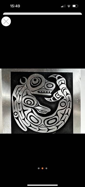 Sculture & Statue: Indianische Relief Totem Platte – Usato da Seuzach venduto da Wolf936 1