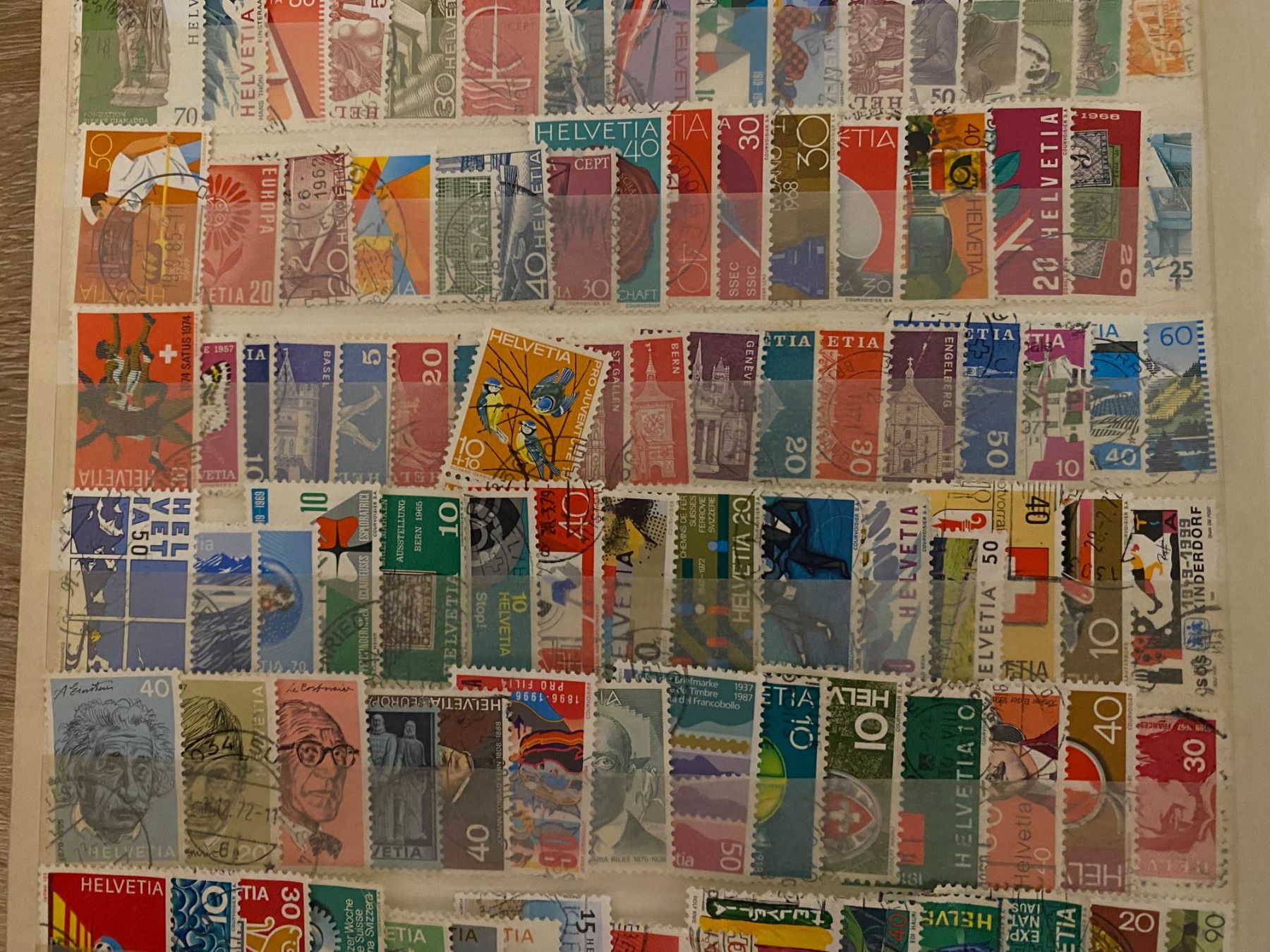Tutti i francobolli: Briefmarken  Schweiz gemischt 120stuck – Usato da matten b. interlaken venduto da jfran17 5