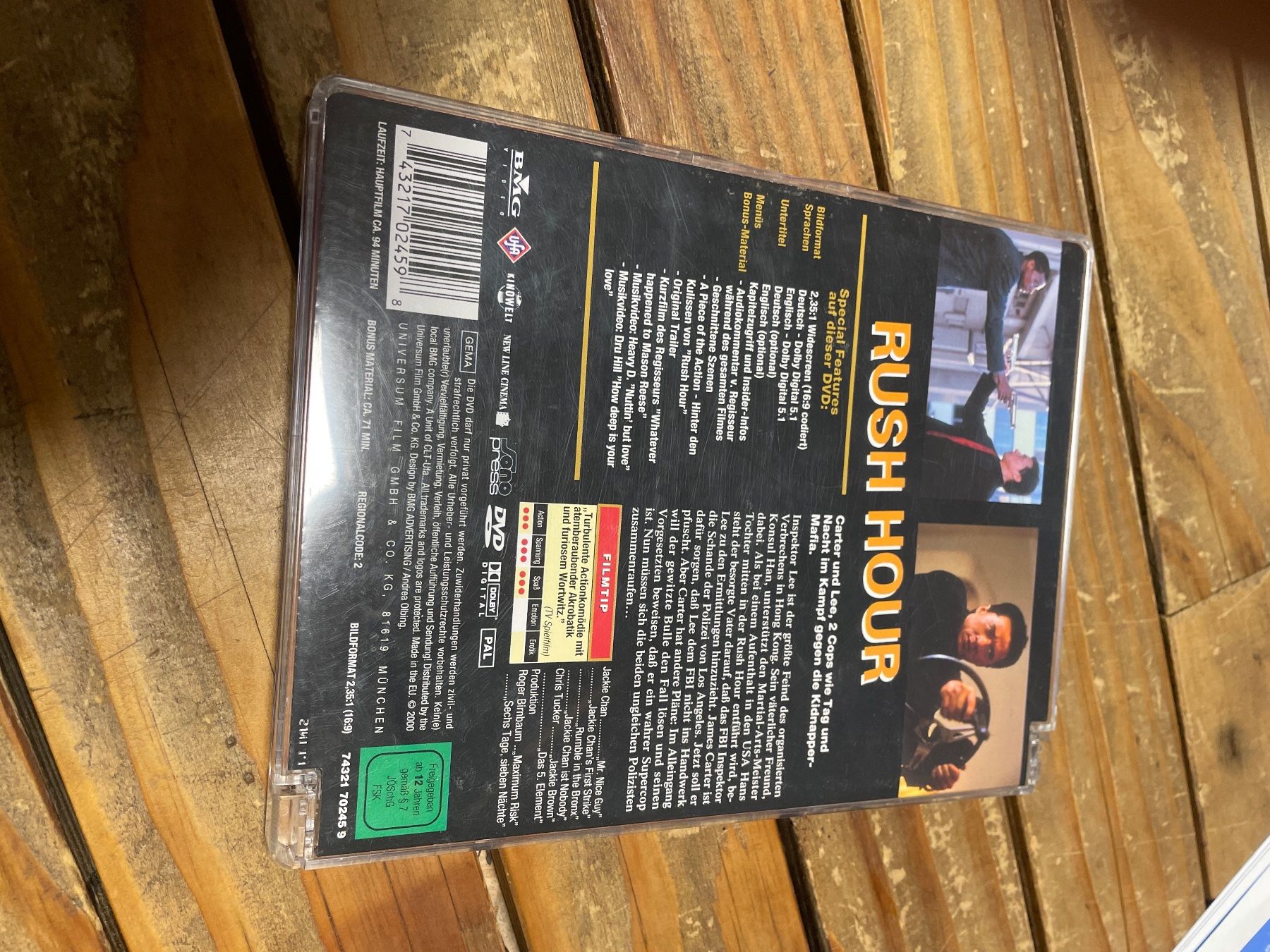 Tutti i DVDs: DVD rush hour (allemand) – Usato da moudon venduto da faucheur2 1