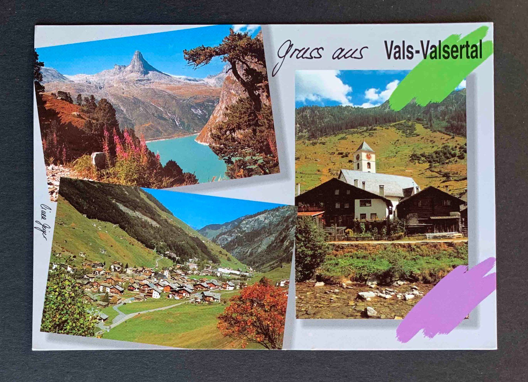 Cartoline postali: AK Gruss aus Vals Valsertel – Usato da Goldau venduto da artelier1