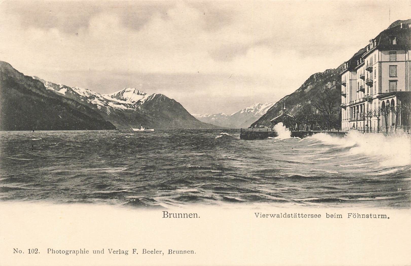 Cartoline postali: Brunnen Ingenbohl – Usato da Biasca venduto da Blenio71