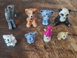 lego figurine lot de 8  animaux