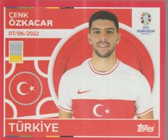 EURO 2024 Topps sticker TURKIYE TUR 13 OZKACAR