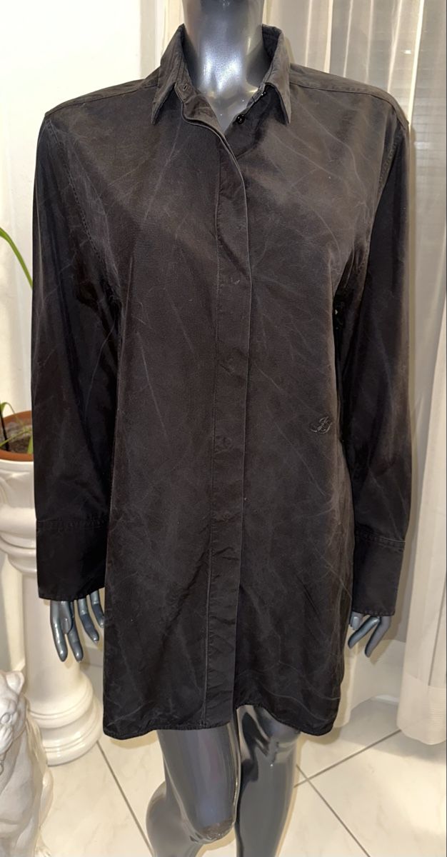 Jil Sander Vestiti: JIL SANDER HEMDKLEID GR. 36 SEIDE neuwertig – Nuovo (secondo la descrizione) da Unteraegeri venduto da MH203 2